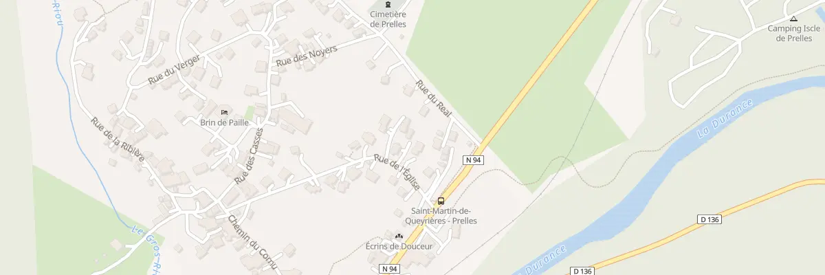 Plan du 66 Rue de l’Eglise à Saint-Martin-de-Queyrières
