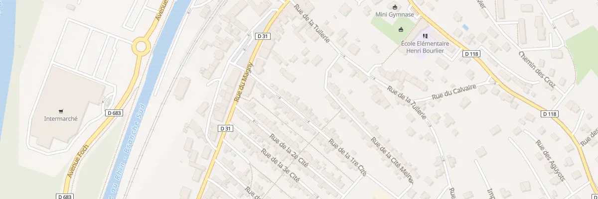 Plan du 7 Rue de la 1e Cite à L’Isle-sur-le-Doubs
