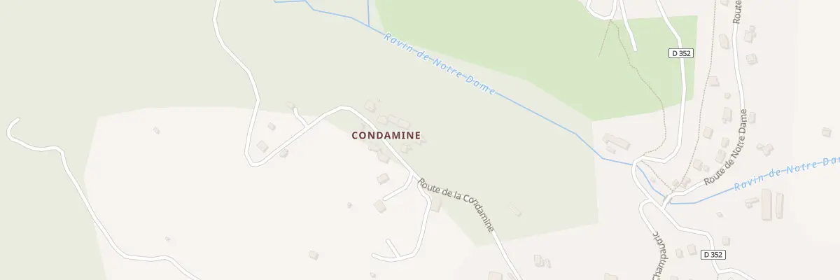 Plan du 7117 Condamine à Beauvezer