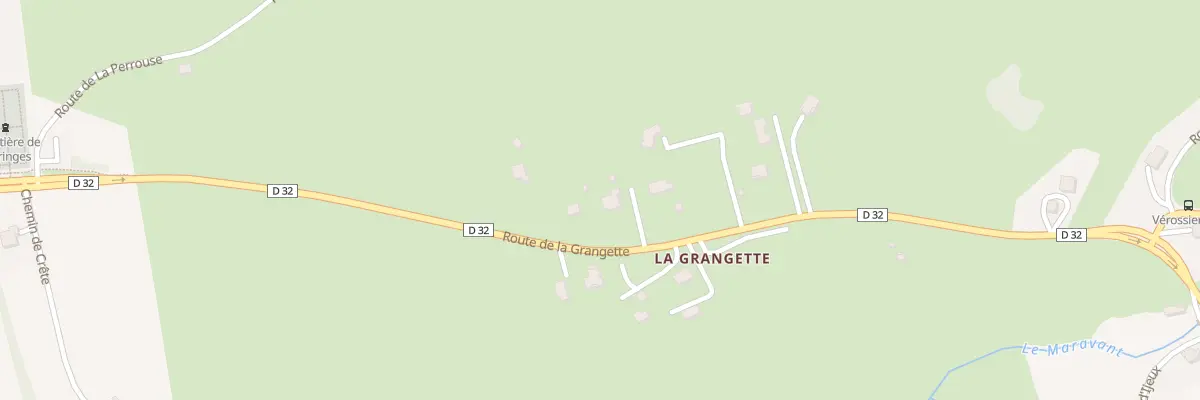 Plan du 625 Rte de la Grangette à Larringes