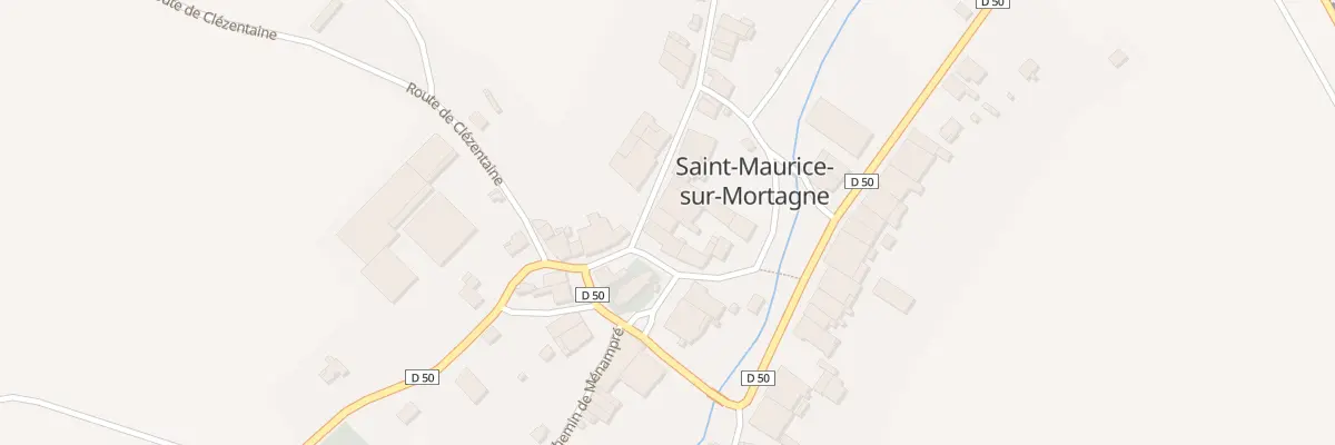 Plan du 56 Rue du Faubourg à Saint-Maurice-sur-Mortagne