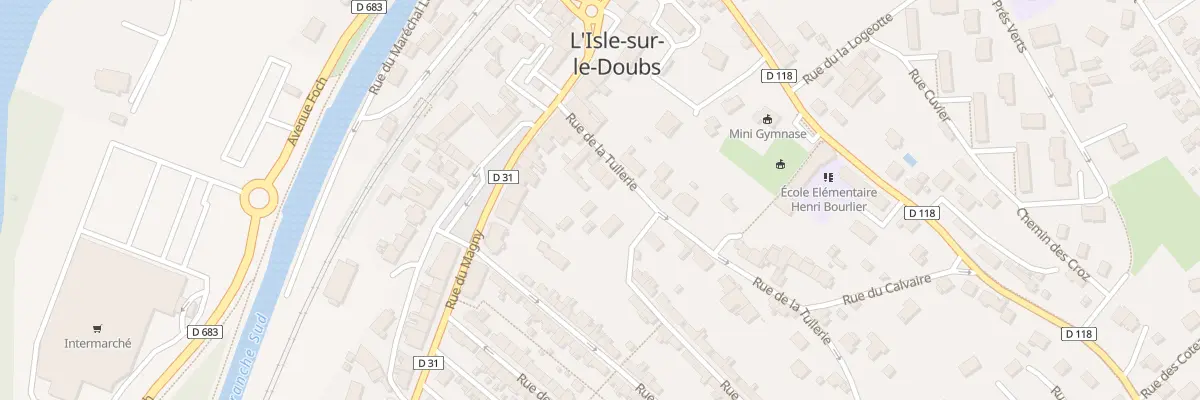 Plan du 4B Rue de la Tuilerie à L’Isle-sur-le-Doubs
