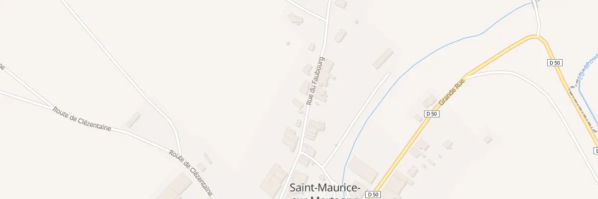 Plan du 225 Rue du Faubourg à Saint-Maurice-sur-Mortagne