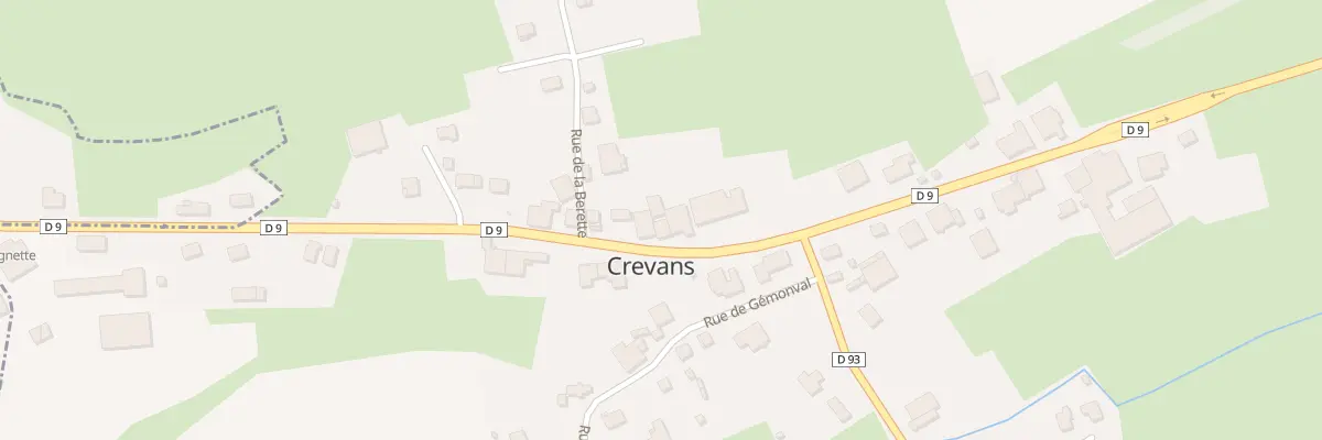 Plan du 15 Rue des 3 Fontaines à Crevans-et-la-Chapelle-lès-Granges