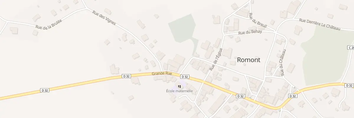 Plan du 5 Rue du Génie à Romont