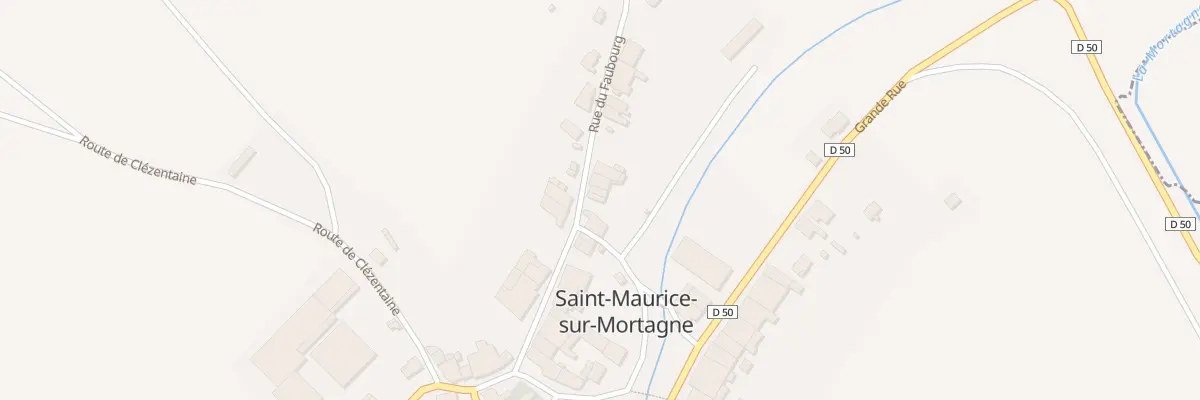 Plan du 188 Rue du Faubourg à Saint-Maurice-sur-Mortagne