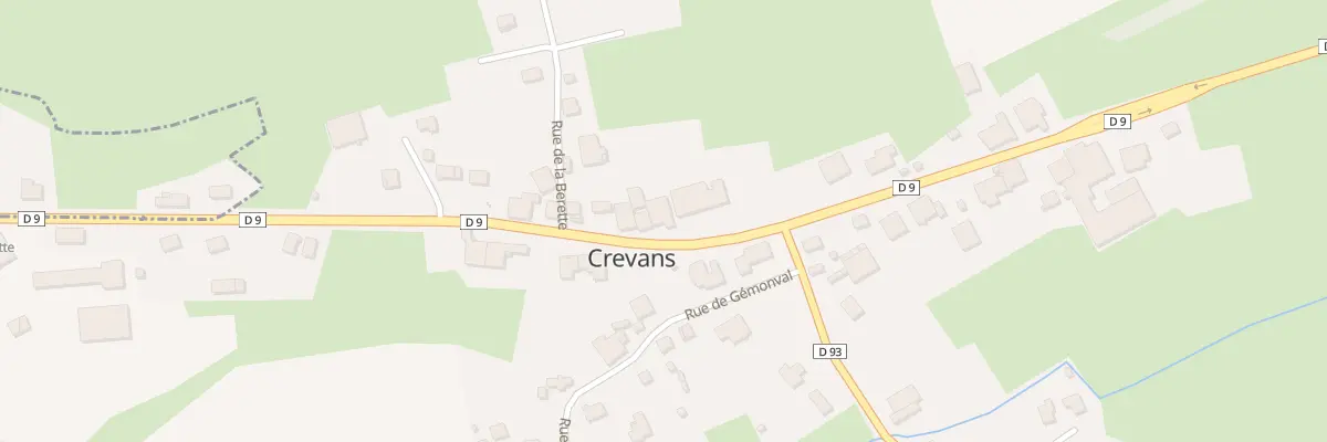 Plan du 17 Rue des 3 Fontaines à Crevans-et-la-Chapelle-lès-Granges