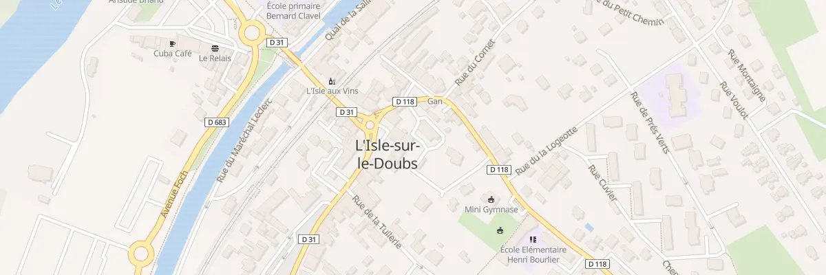 Plan du 15 Rue du Magny à L’Isle-sur-le-Doubs
