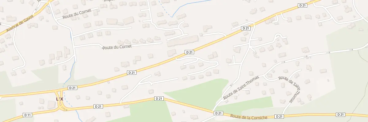 Plan du 69B Rte de la Corniche à Évian-les-Bains