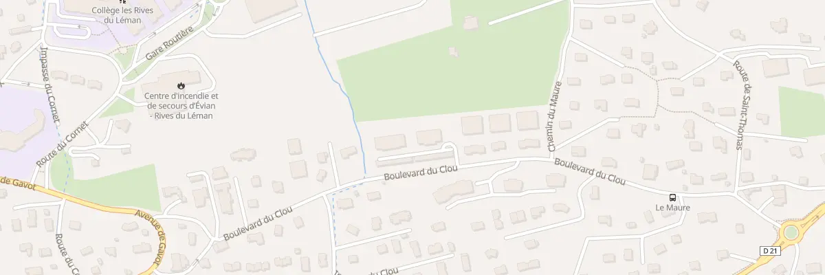 Plan du 20 Bd Du Clou à Évian-les-Bains