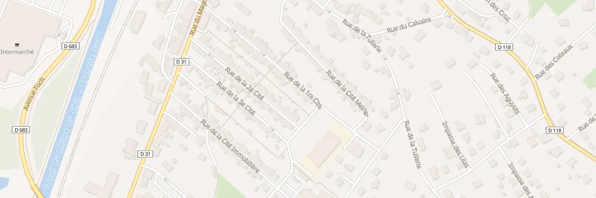 Plan du 36 Rue de la 1e Cite à L’Isle-sur-le-Doubs