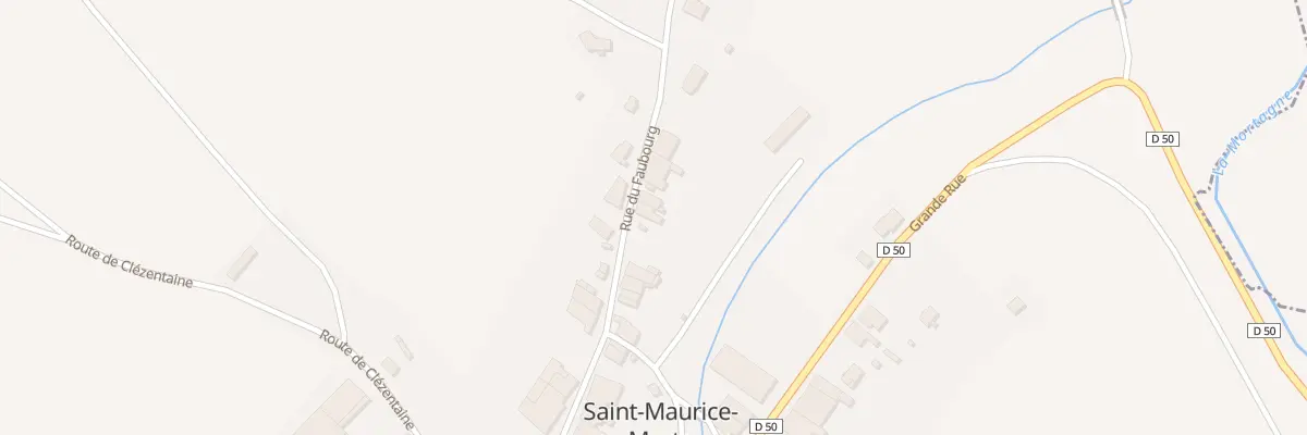 Plan du 244 Rue du Faubourg à Saint-Maurice-sur-Mortagne