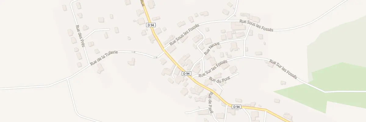 Plan du 6 Rue Grande Rue à Granges-le-Bourg