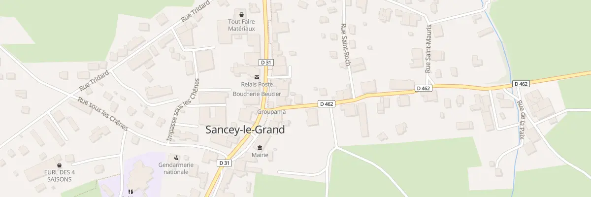 Plan du 7 Rue de la Paix à Sancey