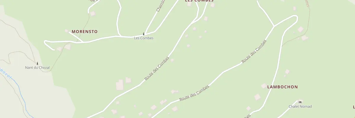 Plan du 2424 Rte des Combes à Hauteluce