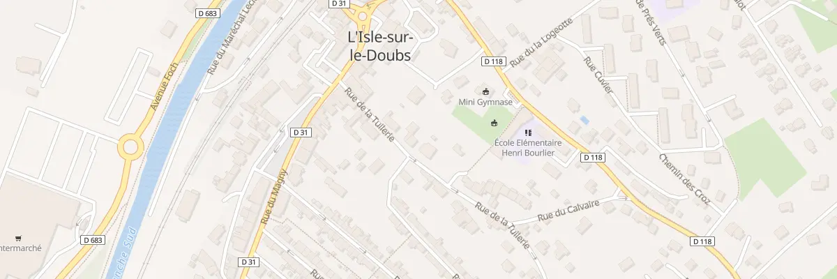 Plan du 5 Rue de la Tuilerie à L’Isle-sur-le-Doubs