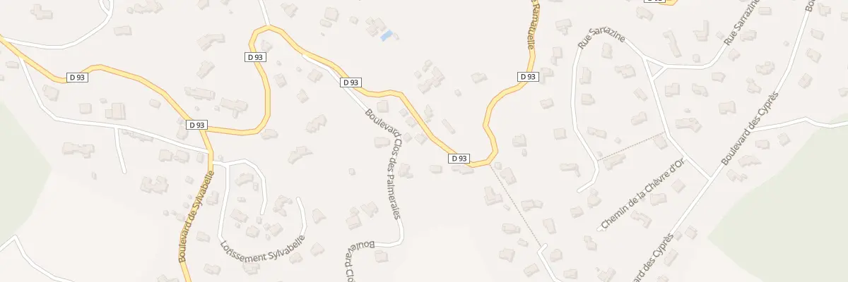 Plan du 438 Rte de Ramatuelle à La Croix-Valmer