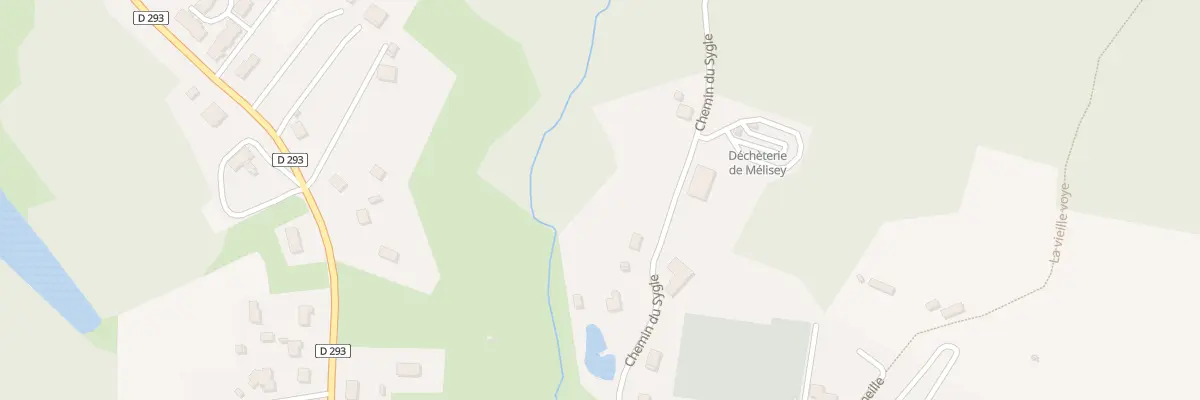 Plan du 3 Che du Sygle à Mélisey