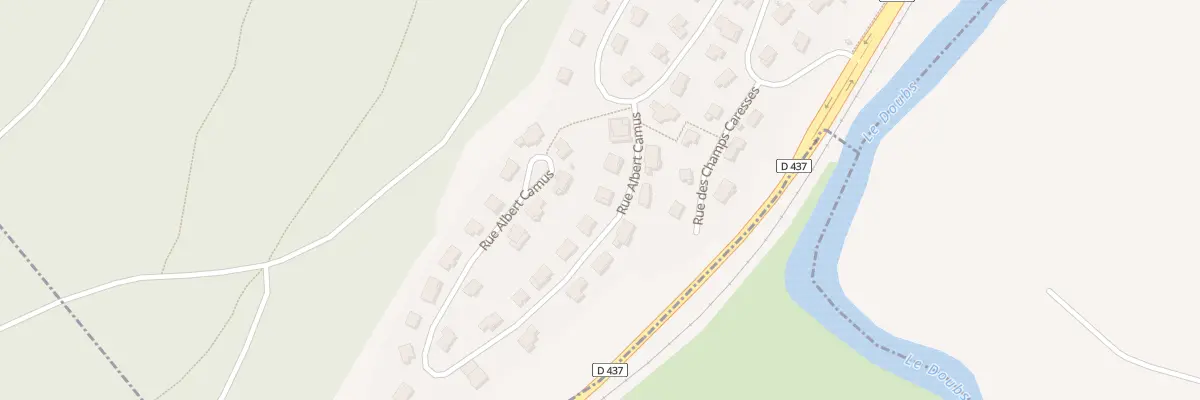 Plan du 6 Rue Albert Camus à Morteau