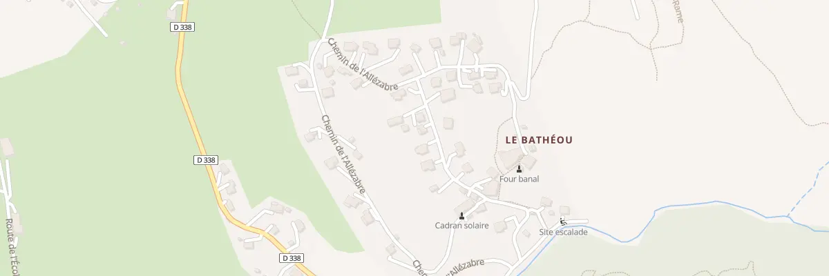 Plan du 5706 Clot du Bathéoud à La Roche-de-Rame