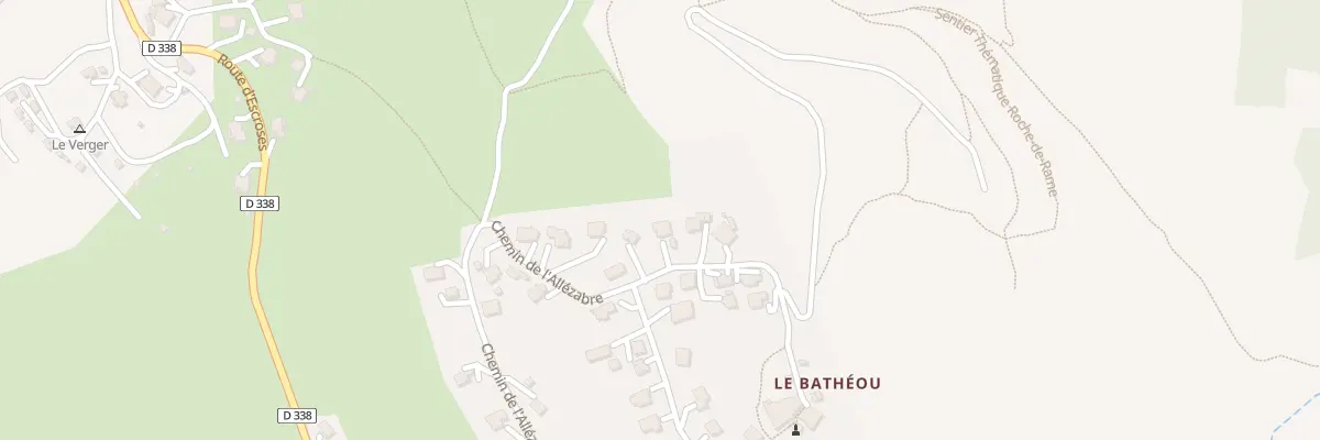 Plan du 5732 Le Batheoud à La Roche-de-Rame