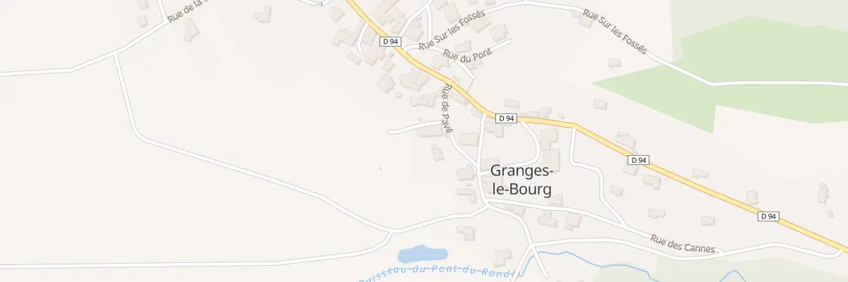 Plan du 4 Rue du Pavé à Granges-le-Bourg