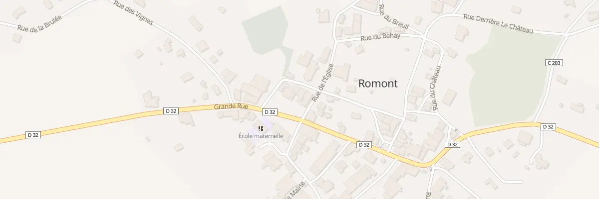 Plan du 8 Rue du Génie à Romont
