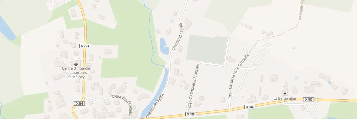 Plan du 6 Che du Sygle à Mélisey