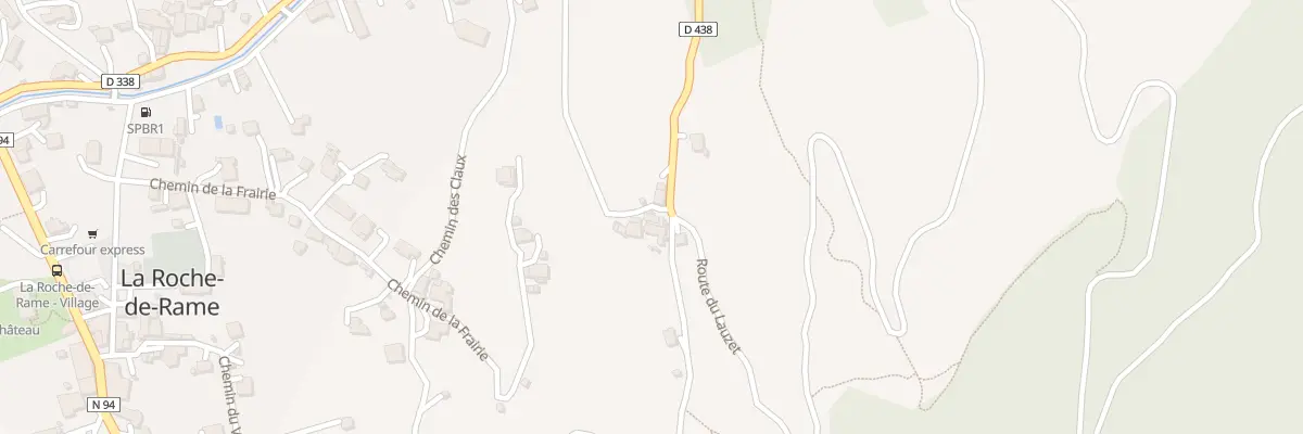 Plan du 5168 Coutin à La Roche-de-Rame
