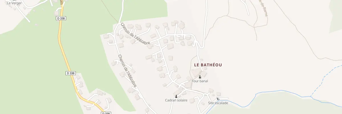 Plan du 5803 Clot du Bathéoud à La Roche-de-Rame