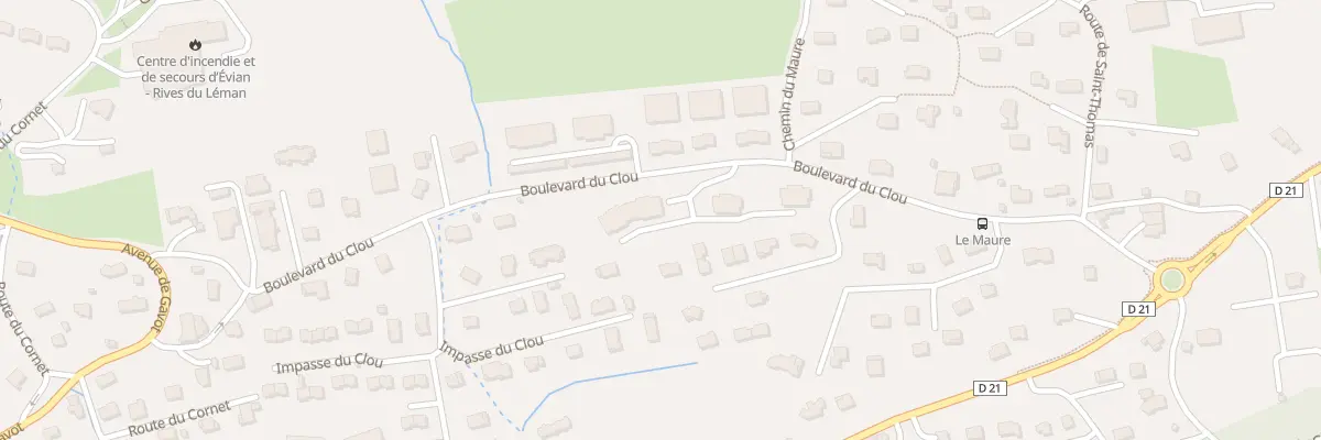 Plan du 47 Bd du Clou à Champanges