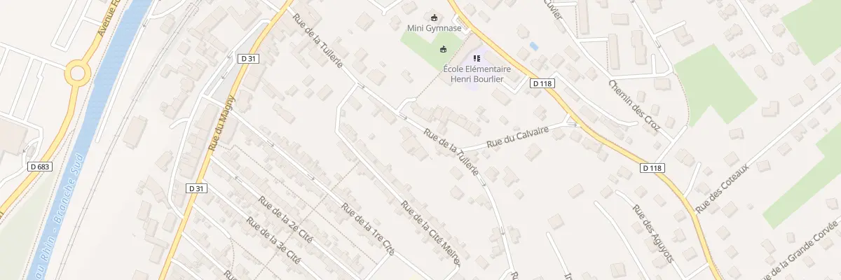 Plan du 14 Rue de la Tuilerie à L’Isle-sur-le-Doubs