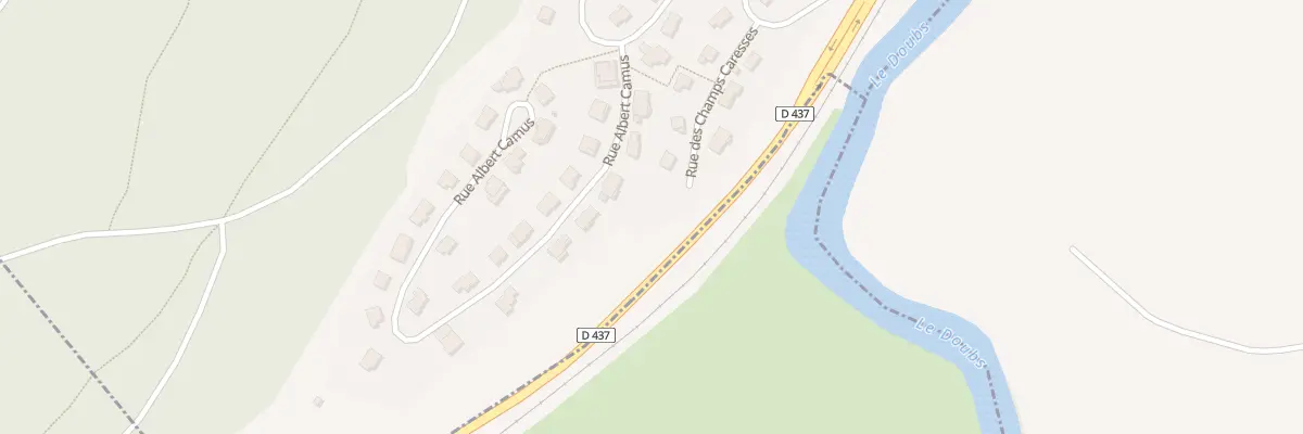 Plan du 44 Rue des Champs Caresses à Morteau
