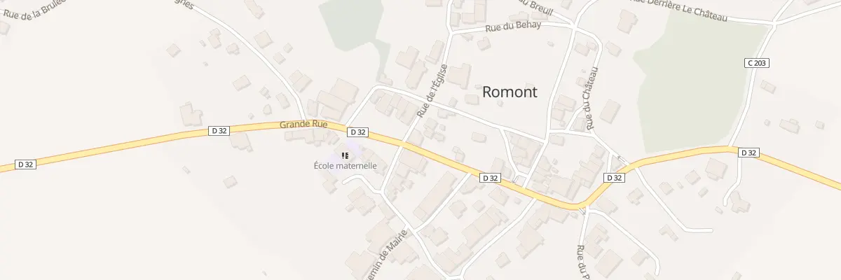 Plan du 22 Gr Grande Rue à Romont