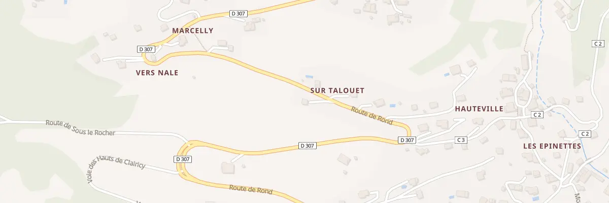 Plan du 1545 Rte de Rond à Taninges
