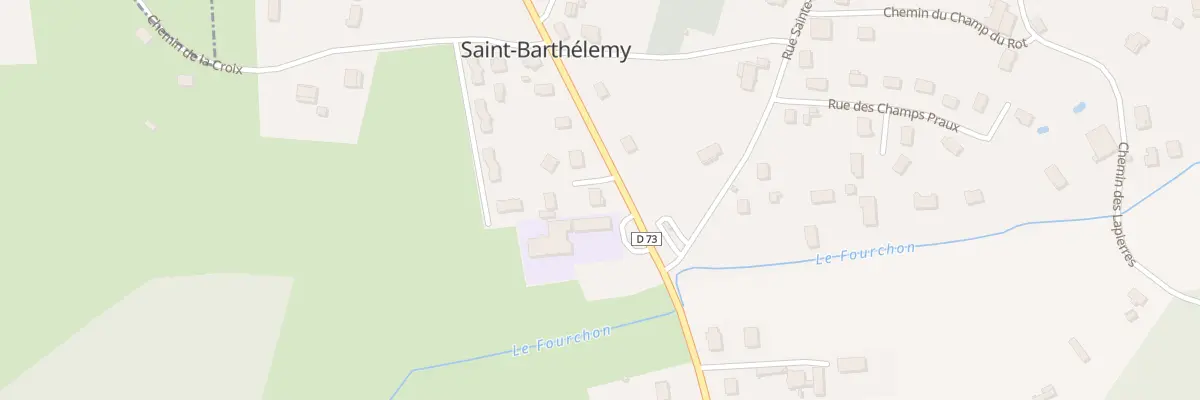 Plan du 24 Rte de Ronchamp à Saint-Barthélemy