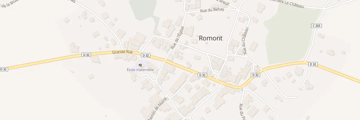 Plan du 20 Grande Rue à Romont