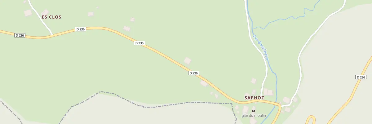 Plan du 18 Saphoz à Esmoulières