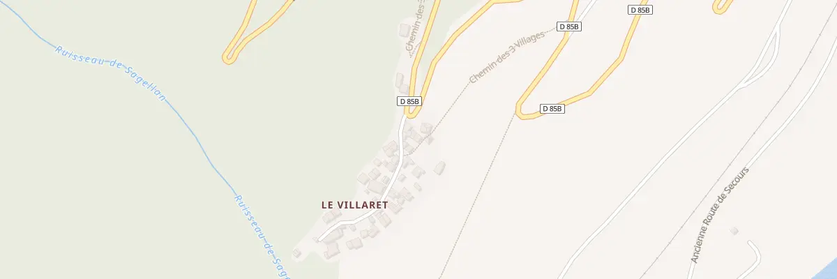 Plan du 5188 Village du Villaret à Aime-la-Plagne