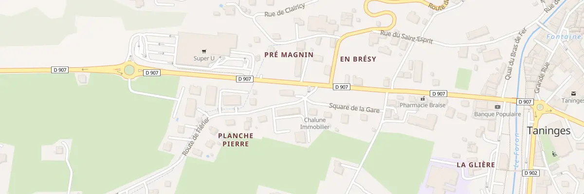 Plan du 361 Av de la Gare à Taninges