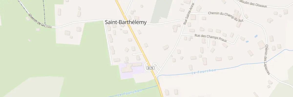Plan du 11 Rte de Ronchamp à Saint-Barthélemy