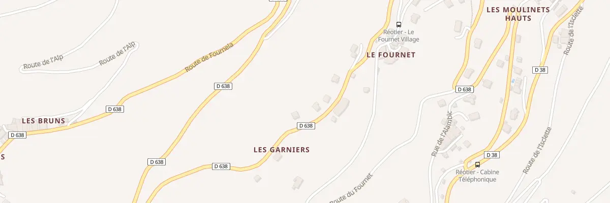 Plan du 230 Rte des Casses à Réotier