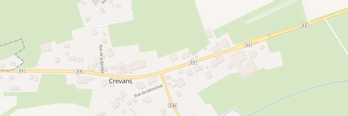 Plan du 23 Rue des 3 Fontaines à Crevans-et-la-Chapelle-lès-Granges