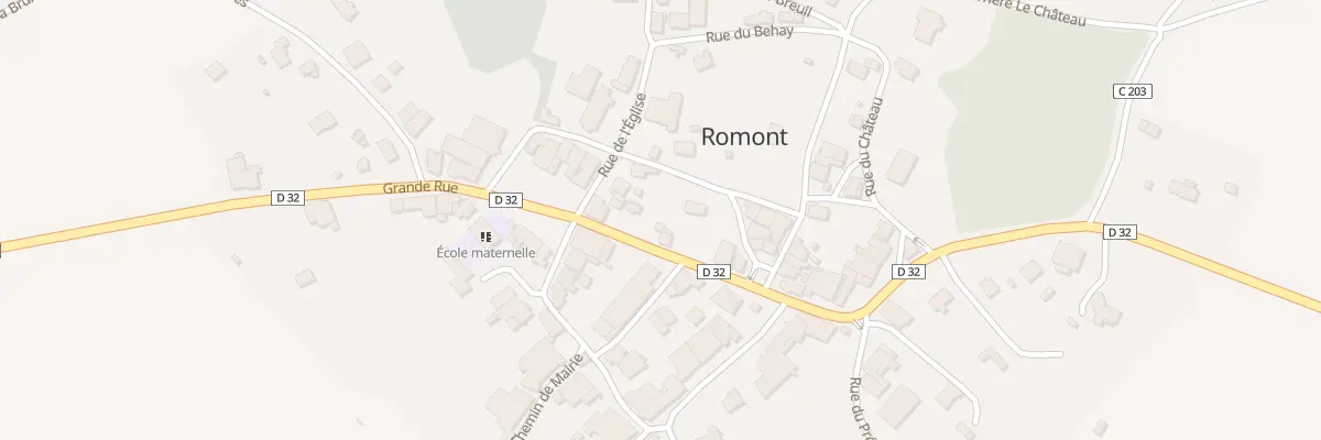 Plan du 18 Gr Grande Rue à Romont