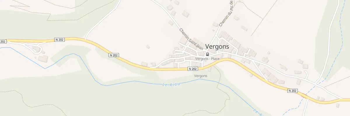 Plan du 7030 Le Village à Vergons