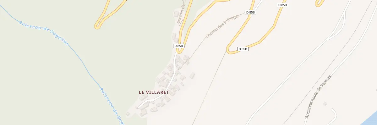 Plan du 5189A Village du Villaret à Aime-la-Plagne