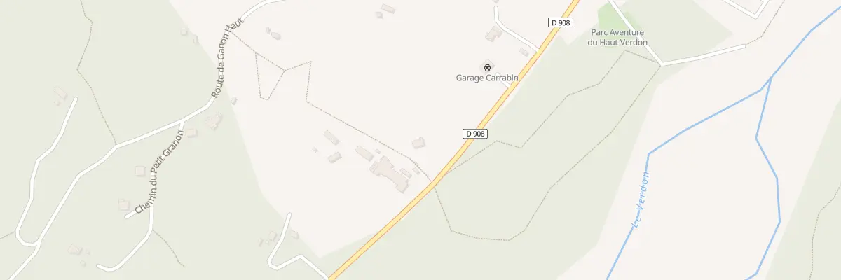 Plan du 7009 Le Coulet à Beauvezer