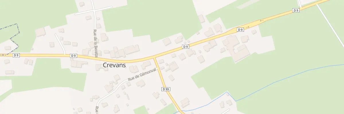Plan du 26B Rue des 3 Fontaines à Crevans-et-la-Chapelle-lès-Granges