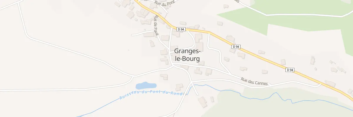 Plan du 7 Rue du Pavé à Granges-le-Bourg