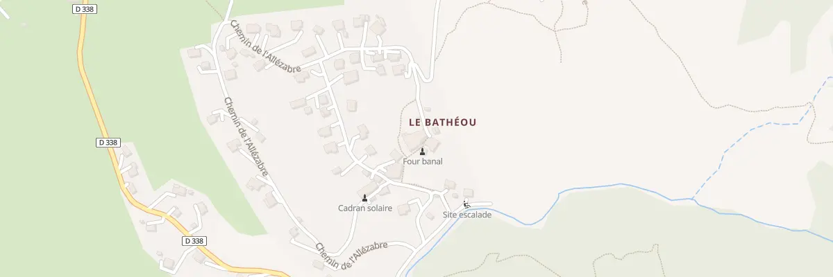 Plan du 5178 Le Batheoud à La Roche-de-Rame